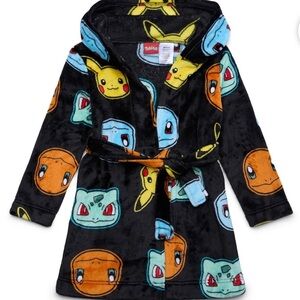 New Pokemon Kids Pajamas - Black with Colorful Characters